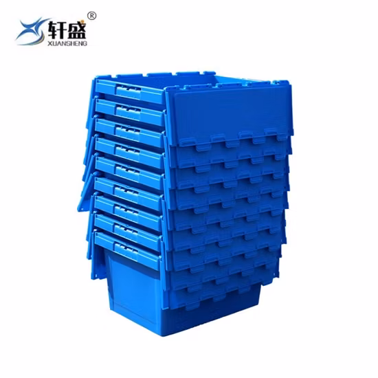 PP Material Stackable No Foldable Plastic Moving Box