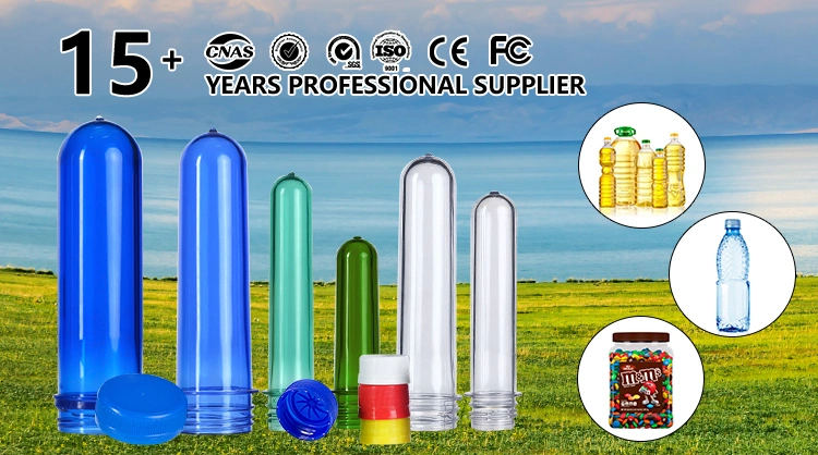 Fashion 28mm 30mm Mouth 14G 18g 45g Mineral Water Pet Preform for Water Bottles