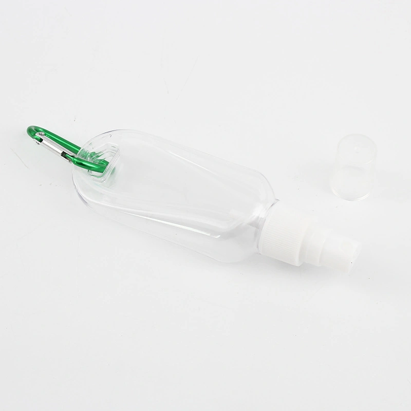 Fast Delivery Clear Pet Hand Sanitizer Gel Wash Bottle 50ml Empty Sanitizer Bottle