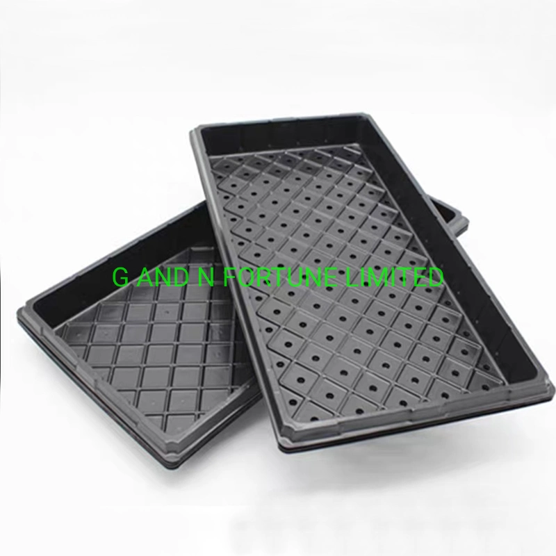 Widely Used Black Plastic Rice Seedling 128 Cells Trays Plant Nursery Trays for Agriculture/Greenhouse/Farm/Garden