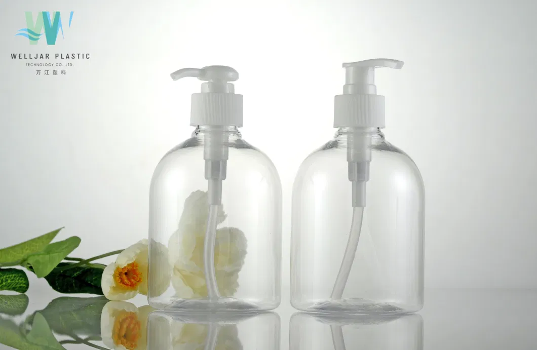 400ml Plastic Pet Bottle with Lotion Pump for Hand Wash