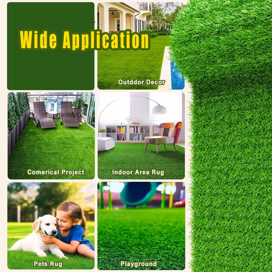 Garden and Landscape Grass Football Grass Plastic Fake Synthetic Grass Artificial Turf