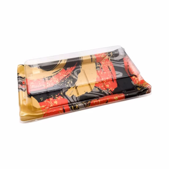 Recyclable Food Degree Takeaway Pet Plastic Fold Box