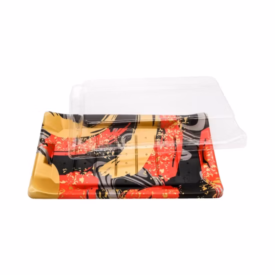 Recyclable Food Degree Takeaway Pet Plastic Fold Box