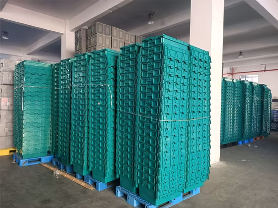 PP Material Stackable No Foldable Plastic Moving Box